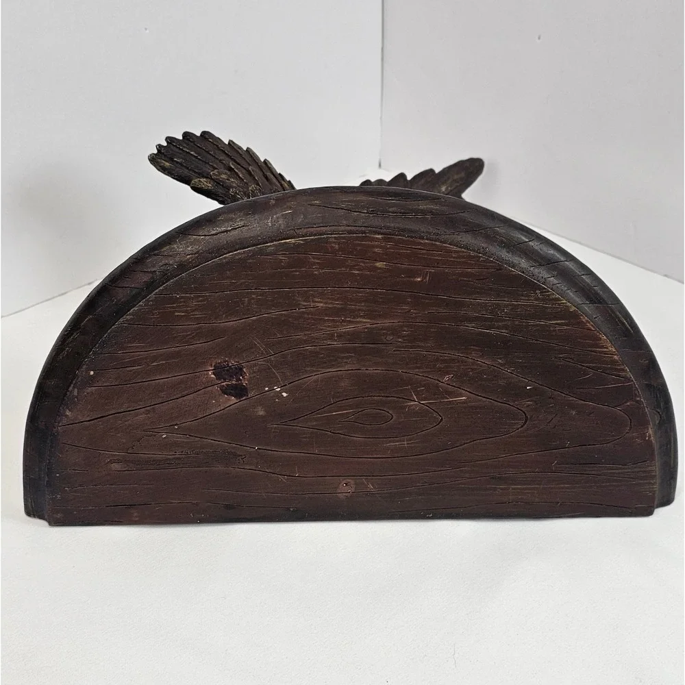 Vintage Bird Wall Shelf Rustic Woodland Flying Dove Resin Display Shelf 12 Inch
